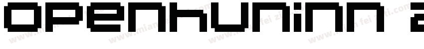 openhuninn 20字体转换
